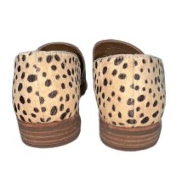 Dolce Vita Beige Cheetah Print Leather Kelsa D'Orsay Loafer Flats 7.5  - EUC - Picture 5 of 8